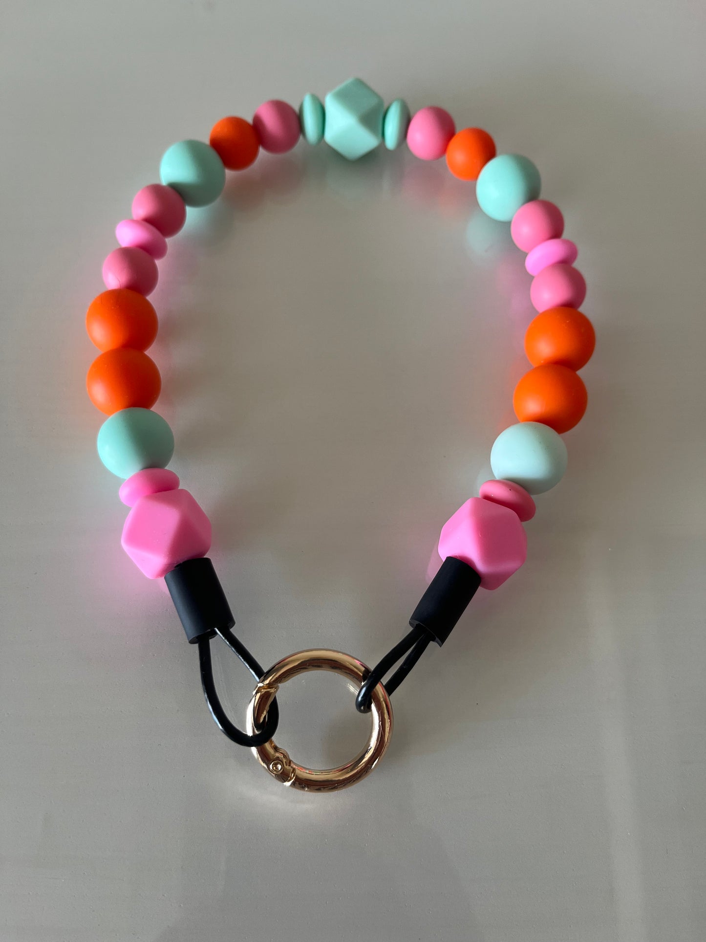 Silicone Beaded Dog Collar 'Sherbet'